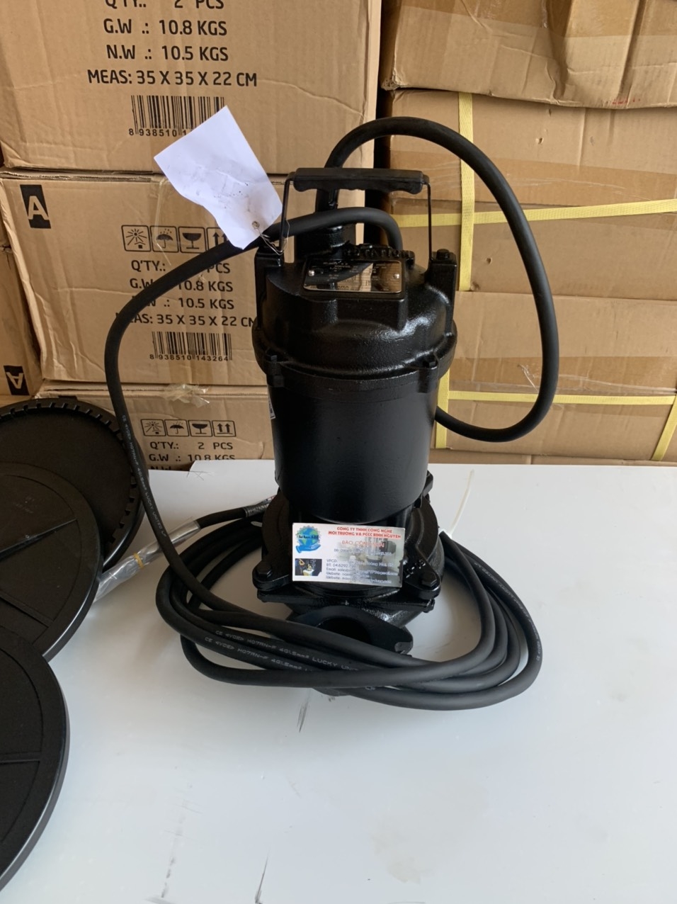 Bơm chìm nước thải Ebara 50DVS5.75